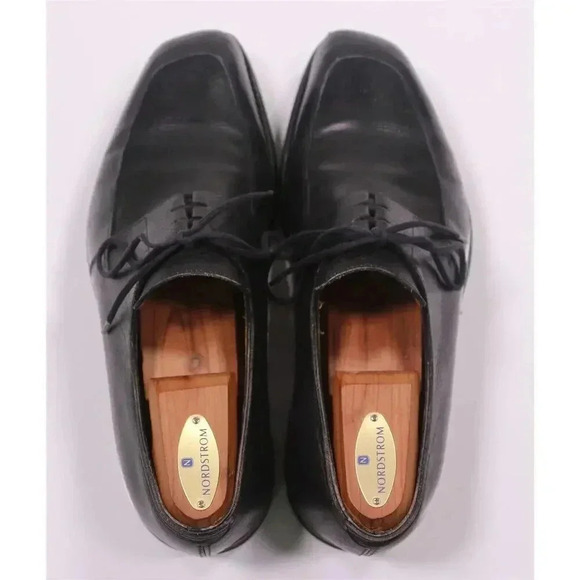 John Lobb Caracus Black Lace-Up Oxford Leather Dress Shoes Men\'s US 7.5 EE main image 6